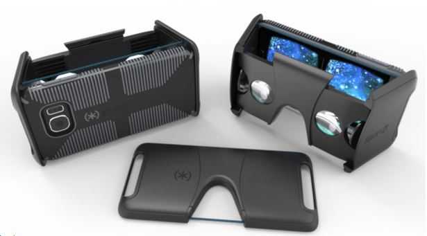 Чехол Speck Pocket VR с CandyShell Grip дает "защиту военного класса» и служит в качестве очков виртуального реальности.