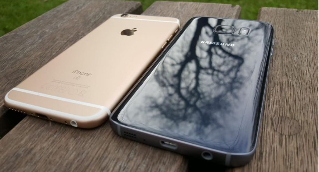 фото сравнение сборки Galaxy S7 Vs iPhone 6S
